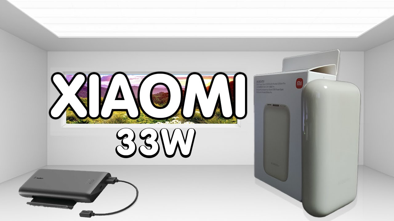 Внешний аккумулятор Xiaomi Power Bank 20000 mah 33W (BHR8851GL) со встроенным кабелем, бежевый