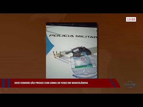 Dois homens são presos com arma de fogo em Marcolândia 25 04 2023