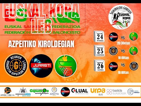 EUSKAL KOPA LEB 2021 - JUARISTI ISB / ACUNSA GIPUZKOA BASKET