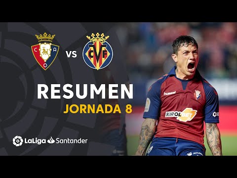 Resumen de CA Osasuna vs Villarreal CF (2-1)