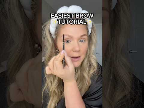Easiest Brow Tutorial (only one you will EVER need)🤩 #shorts #makeup #beauty #makeuptutorial #brows