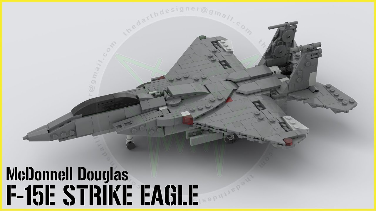 Most detailed LEGO F-15E STRIKE EAGLE at 1:70 Scale