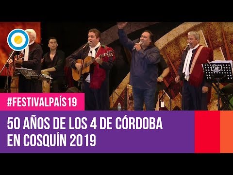 50 años de Los 4 de Córdoba en el Festival de Cosquín 2019 (2 de 2) | #FestivalPaís19