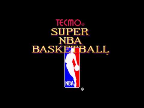 Tecmo Super NBA Basketball Intro (SNES Introduction)