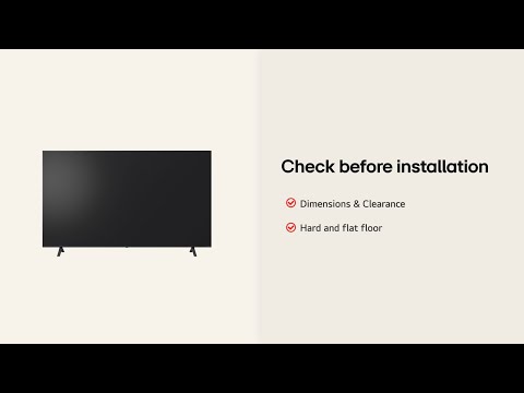 LG NanoCell TV : Installationsanleitung –NanoCell80 75