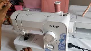 How to fill Brother LX3817 sewing machine bobbin with thread