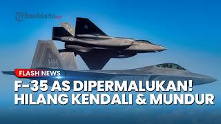 Jet Tempur Siluman AS Dipermalukan! F-35 Hilang Kendali dan Mundur saat Lintasi Teluk Oman