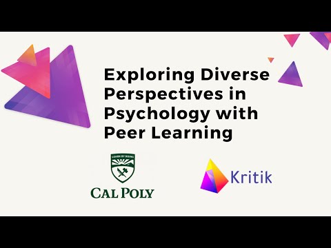 Exploring Diverse Perspectives in Psychology with Peer Learning