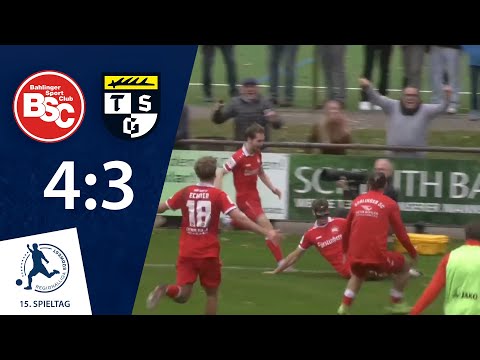 Bauer scores in the last second | Bahlinger SC - TSG Balingen | Matchday 15 RLSW