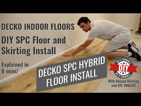 How to install SPC Flooring - DECKO SPC for Indoors