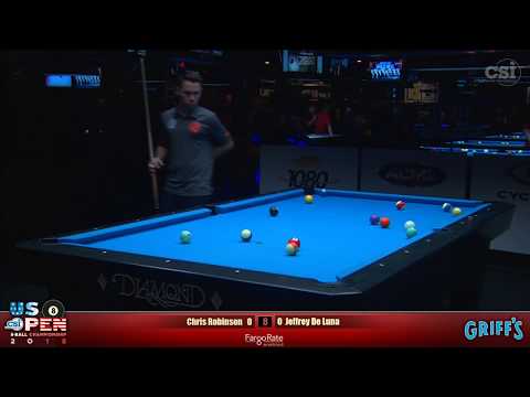 2018 US Open 8-Ball Championship: Chris Robinson vs Jeffrey De Luna