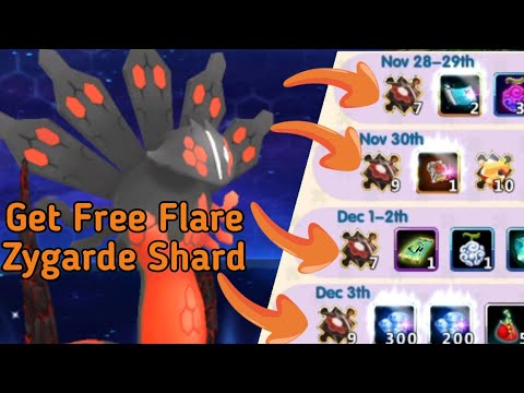New Event Get Free Flare Zygarde Shard Pokeland Legends