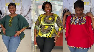 STUNNING ANKARA PEPLUM TOPS 2024