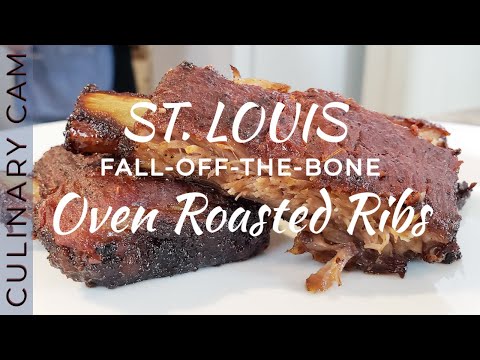 Fall-Off-The-Bone Ribs - Oven Roasted St. Louis Ribs