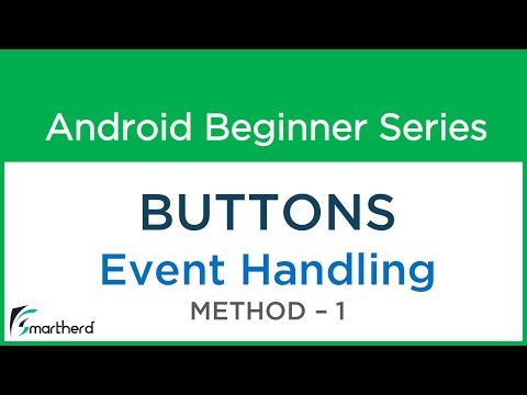 13 Android Tutorial Buttons Part 1 Method 1