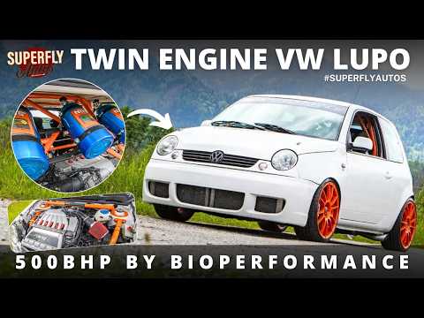 VW Lupo Twin R32 with nitrous pushing around 500bhp, built by Biox Performance from Croatia