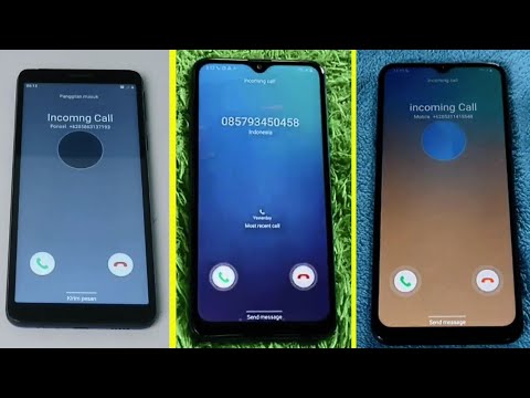 SAMSUNG A01 VS A10S VS A02S Incoming calls