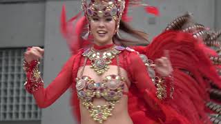 草加よさこいサンバフェスティバル2023 G R E S Liberdade リベルダージステージ 赤い羽根のお姉さん③