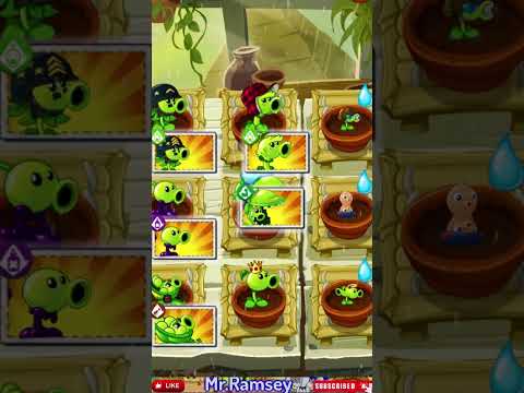 Animation Pea Plants in Zen Garden #Shorts #mrramsey #pvz2 #pvz