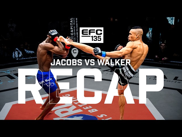 Faeez Jacobs vs Gift Walker Highlights | EFC 135 Fight of the Night