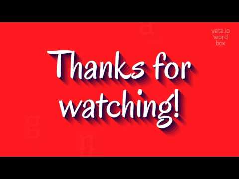 How to say "ugonna"! (High Quality Voices)