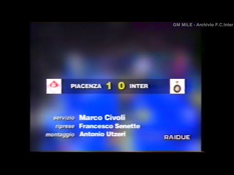 1995-96 (20^ - 04-02-1996) Piacenza-INTER 1-0 [Ang.Carbone] Servizio DomenicaSprint Rai2