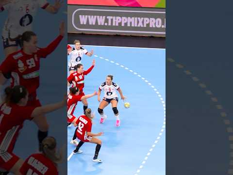 😱 When Assist Becomes Art 🖼️ #håndbold #handball #ehfeuro2024