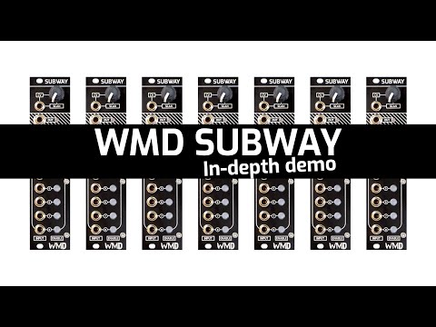 WMD SUBWAY - 8 input, 1 output scanner eurorack module - In depth demo