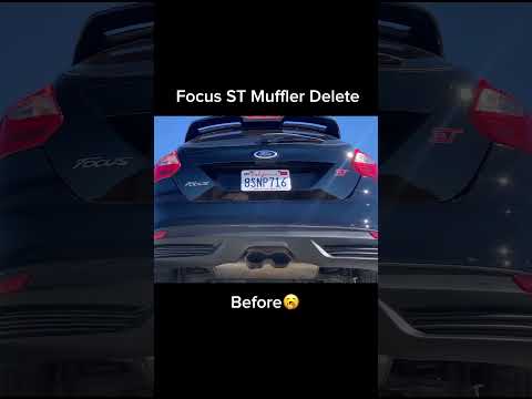 Thumbnail for Ford Focus ST Muffler Delete Sounds INSANE!🔥🔊 #shorts #cars #focusst by Ford Focus