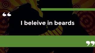 Best beard 🧔 quotes and status