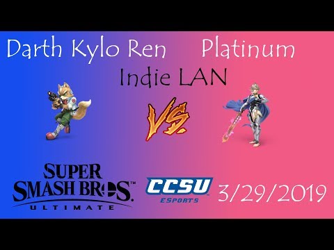 Indie LAN CCSU Smash Ultimate Tournament - Darth Kylo Ren (Fox) vs Platinum