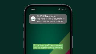 Approve online card payments through the myAPS app