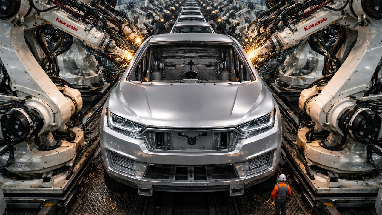 High Speed Production Lines In Modern Factories! Industrial Manufacturing & Automation