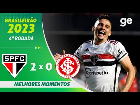 Gols e lances de São Paulo x Internacional
