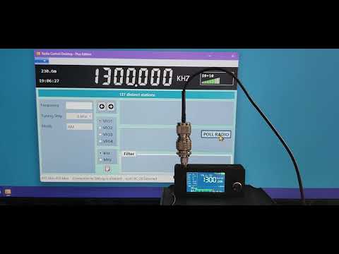 Demo of ATS Mini Custom Firmware and Integration with Radio Control