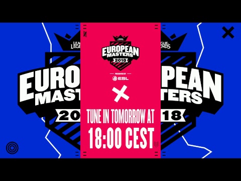 [🔴] European Masters Spring Split Play-ins 2018 - Day 2