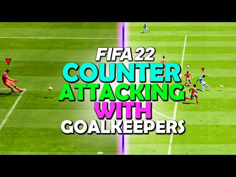How to START COUNTER ATTACKS with your GOALKEEPER in FIFA 22 | COUNTER ATTACKING TUTORIAL | FIFA 22