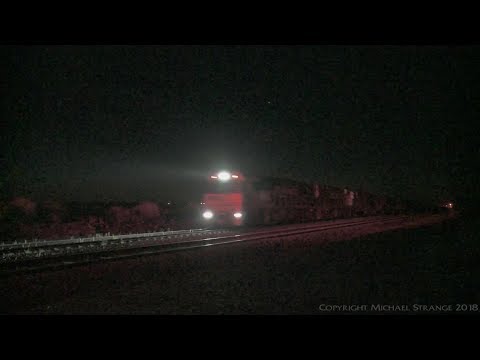 5PM5 Container Train At Night - PoathTV Australian Railways