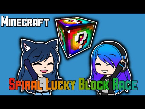 [MINECRAFT] SPIRAL LUCKY BLOCK RACE | WITH SACE