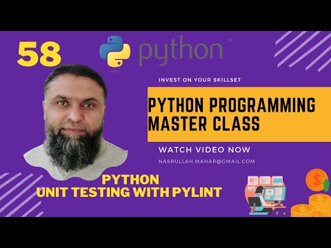 Python Unit Testing Py Code Style Python Programming Master Classnasrullah Mahar
