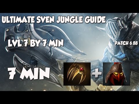 Ultimate Sven Jungle Guide | Patch 6.88 | Lvl 7 By 7 Min | 7 Min HoD!