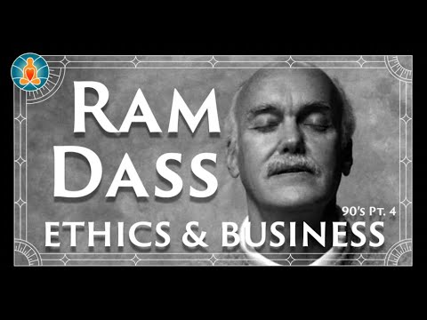 Ram Dass - Are Soul and Ethics in Business? | 90's | [Black Screen / No Music / Full Lecture]