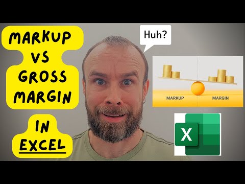 How To Compare Markup And Gross Profit Margin - Watch In Excel