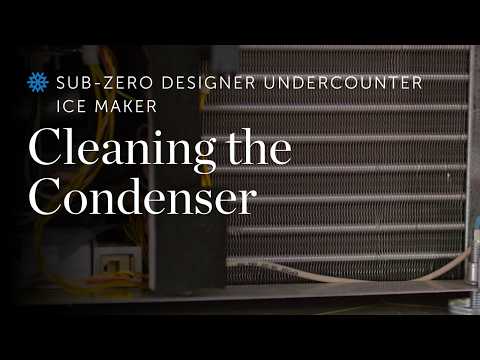 Sub-Zero Designer Undercounter Ice Maker – Cleaning the Condenser