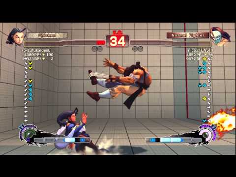 ro-zutukaidesu [Rose] vs. nico2TENSHI [Vega] | SSF4 Arcade Edition