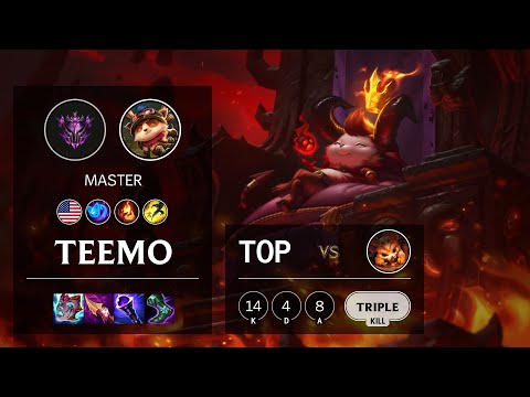 Teemo Top vs Gnar - NA Master Patch 11.2