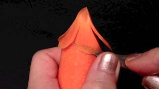 Carrot Champa Flower - Beginners Lesson 27 By Mutita Art Of Thai Fruit And Vegetable Carving Carrot Champa Flower - Beginners Lesson 27 By Mutita Art Of Thai Fruit And Vegetable Carving