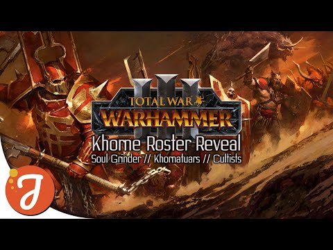 KHORNE'S FULL ROSTER REVEALED || Soul Grinders! // Khornatuars! || Total War: WARHAMMER III