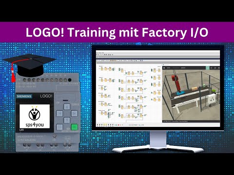 Training with Factory I/O - Siemens LOGO! Online Course Chapter 1.7 - Learn to program LOGO!