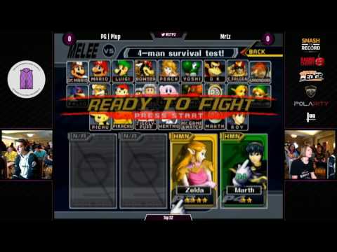 Come To Papa 2 Melee - MrLZ (Marth) vs PG Plup (Sheik) - Top 32